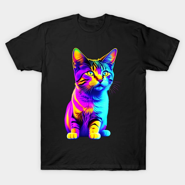 Colorful Rainbow Kitten T-Shirt by Flippin' Sweet Gear